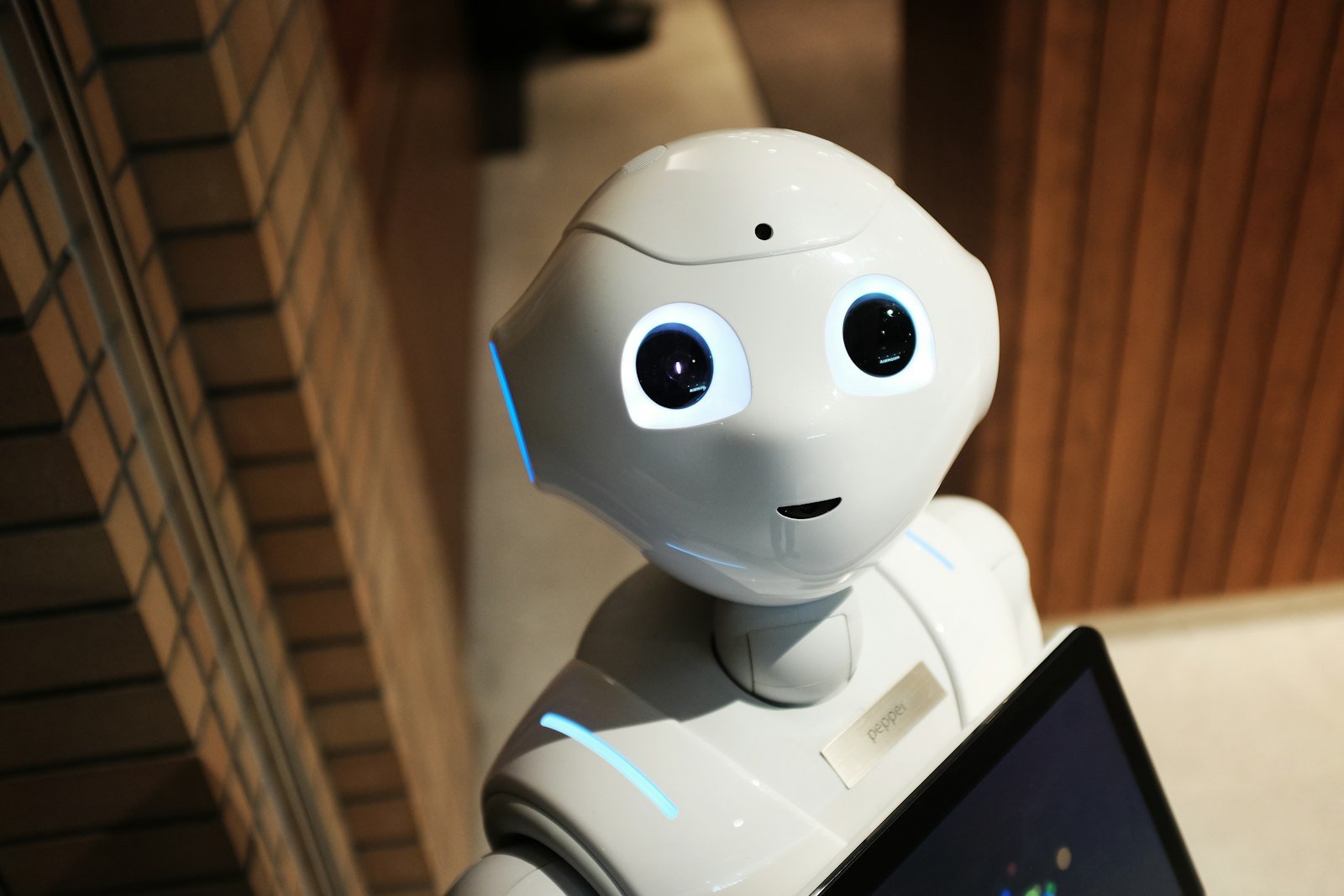 Illustrative laboratory robot in an industrial setting